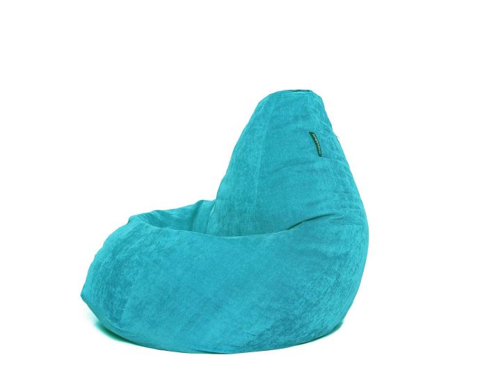 Кресло мешок груша L Turquoise Velvet